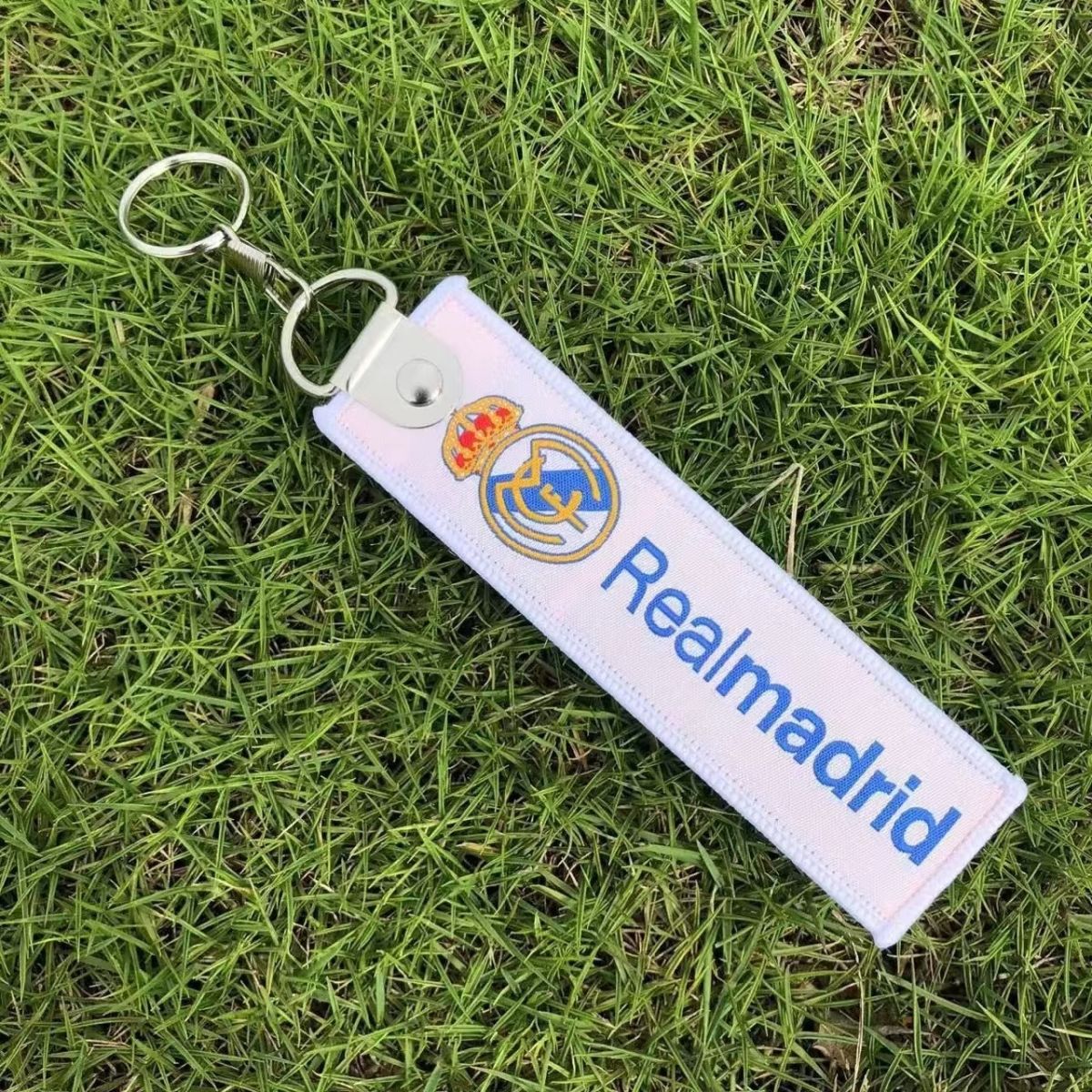 Fan souvenirs, Barcelona, ​​Real Madrid, Manchester United, Liverpool, Bayern Munich, Juventus, woven fabric keychains, bag charms
