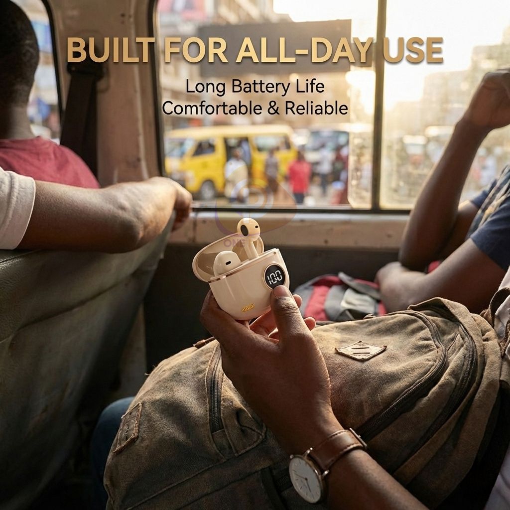 Berlin Sound Wireless Bluetooth Headphones - Ideal for sports and running, features noise cancellation, high-fidelity sound quality, powerful bass battery level display