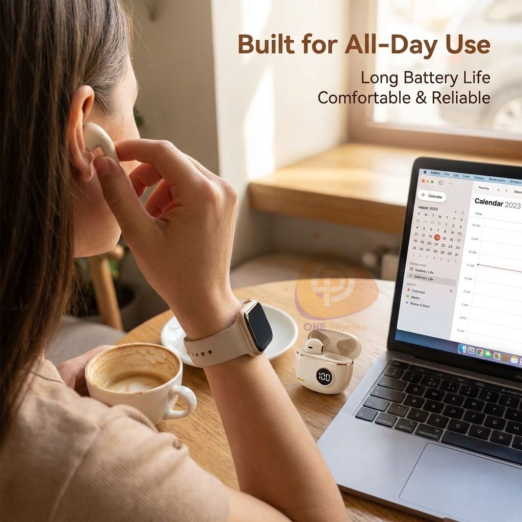 Berlin Sound Wireless Bluetooth Headphones - Ideal for sports and running, features noise cancellation, high-fidelity sound quality, powerful bass battery level display