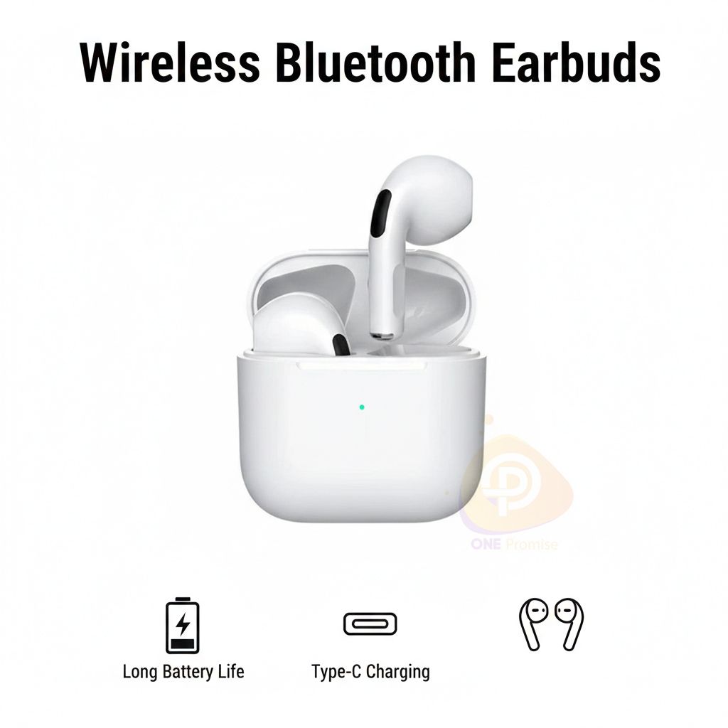 Airpods Pro 4 Wireless Earbuds Bluetooth Headphones Transparency High-Fidelity Sound Type-C Charging