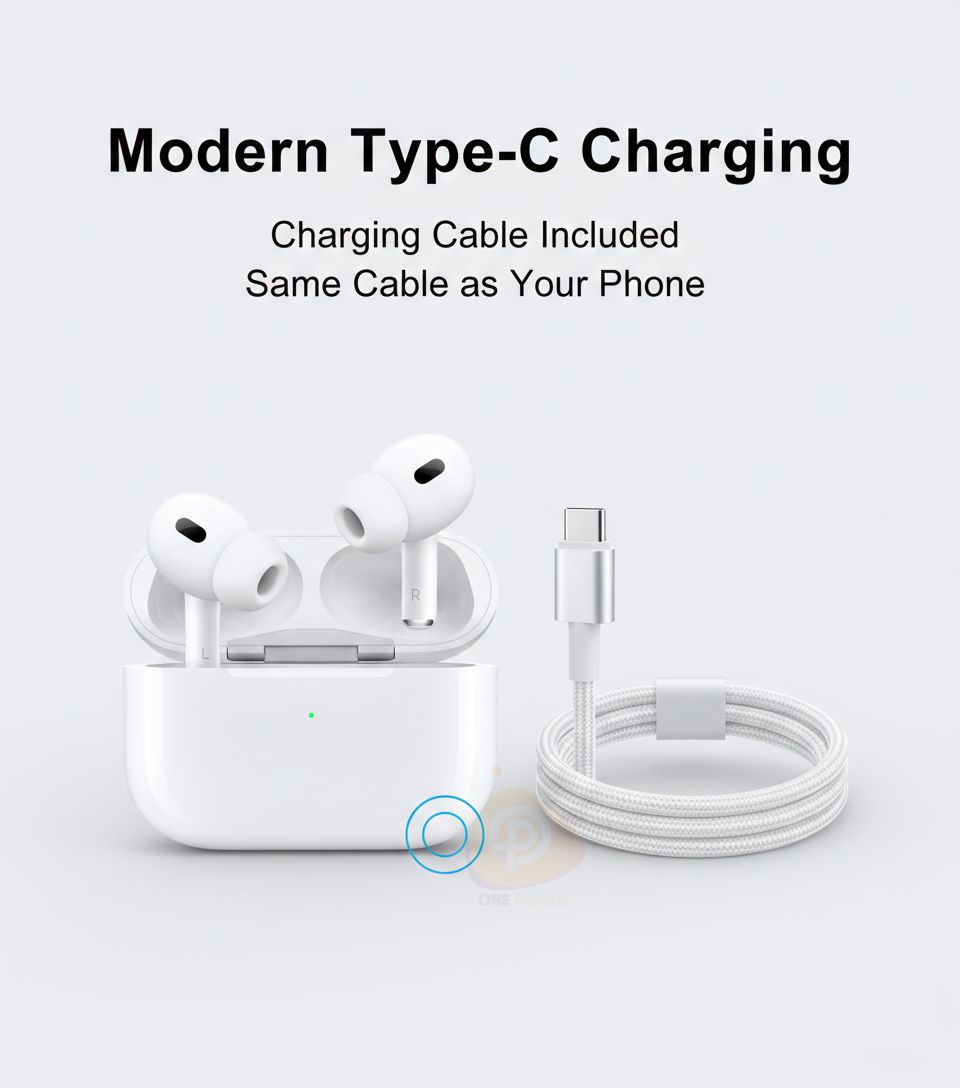 (Upgrade) Bluetooth Airpods Pro True Wireless In-ear Headset Bluetooth With High-Quality Sound And Noise Cancellation Customizable Name