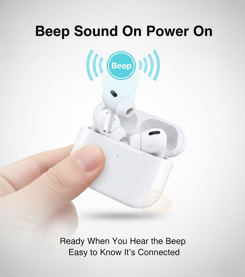 (Upgrade) Bluetooth Airpods Pro True Wireless In-ear Headset Bluetooth With High-Quality Sound And Noise Cancellation Customizable Name