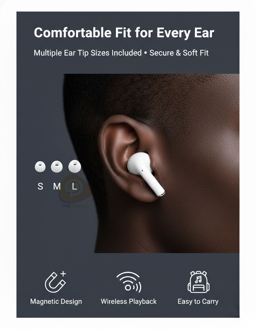(Upgrade) Bluetooth Airpods Pro True Wireless In-ear Headset Bluetooth With High-Quality Sound And Noise Cancellation Customizable Name