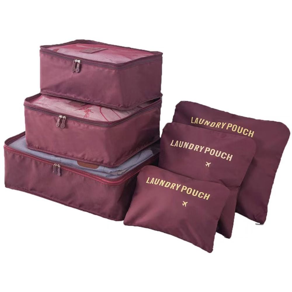6 Pcs travel storage bags Suitcase Clothing and shoes packing bag Multi-functional travel bag