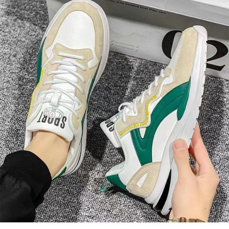 Men's Sports Shoes Sneaker Summer New Men's Shoes Trendy And Versatile Casual  Running Shoes Men's Thick Soled Shoes Shoessneakers