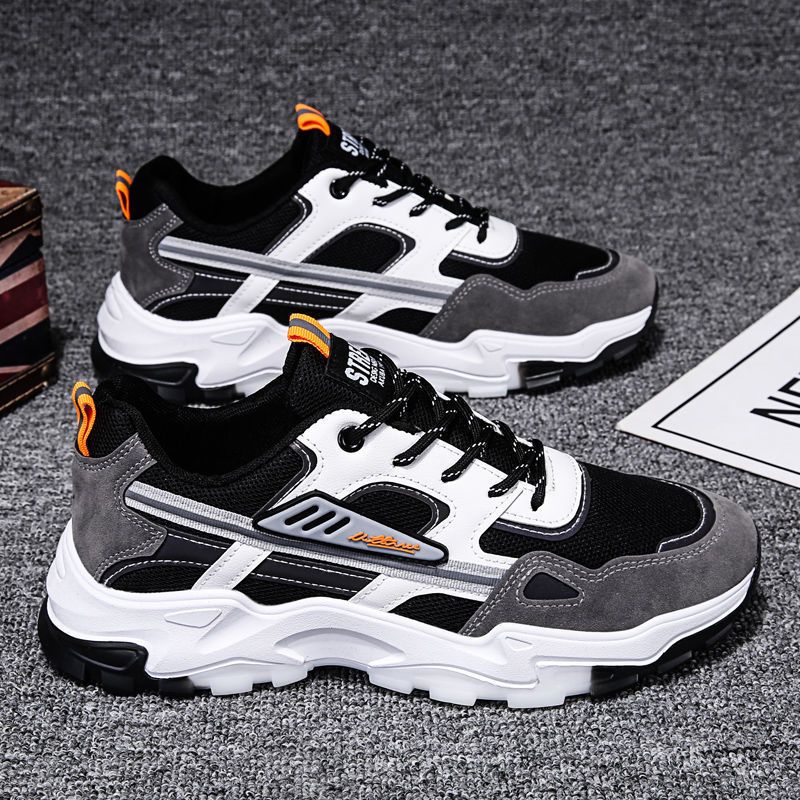 Men's Shoes Sneakers Man Breathable Mesh Running Shoes Trendy Casual Sports Student Travel Shoes