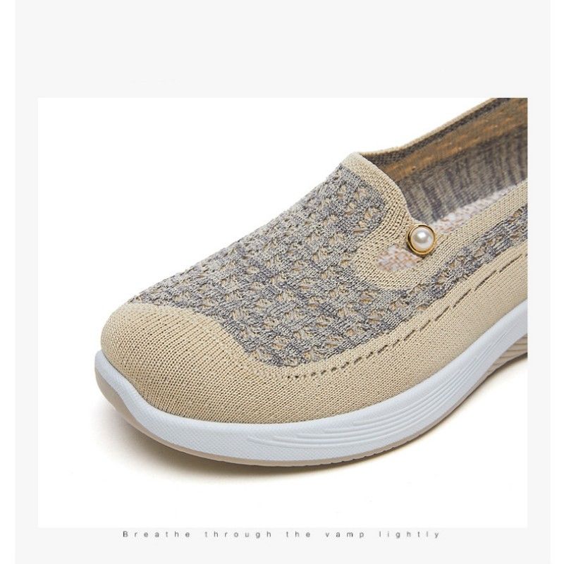 Women's Shoes Flats Loafers  Versatile Spring New Shoes Cloth Shoes Shallow Mouth Lightweight Shoes Fashion Shoes