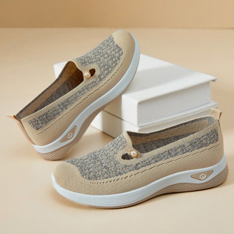 Women's Shoes Flats Loafers  Versatile Spring New Shoes Cloth Shoes Shallow Mouth Lightweight Shoes Fashion Shoes