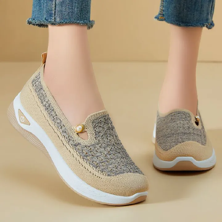 Women's Shoes Flats Loafers  Versatile Spring New Shoes Cloth Shoes Shallow Mouth Lightweight Shoes Fashion Shoes