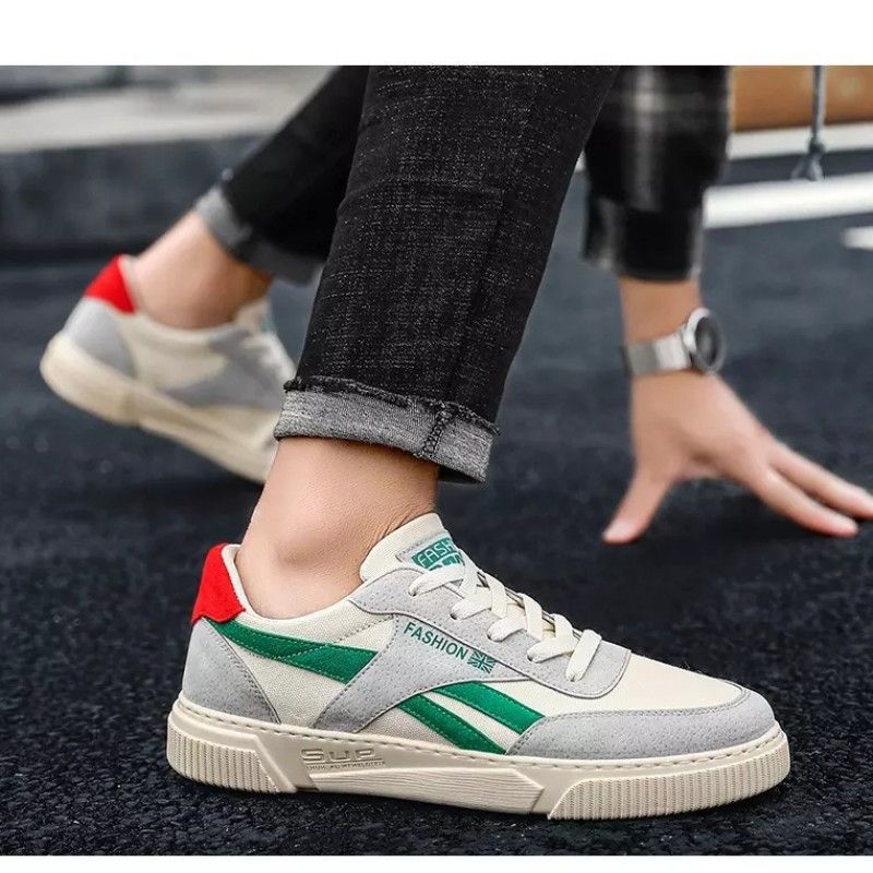 Men's Shoes Versatile Canvas Sneakers Casual Student Board Shoes Cloth Shoes Breathable Sneakers
