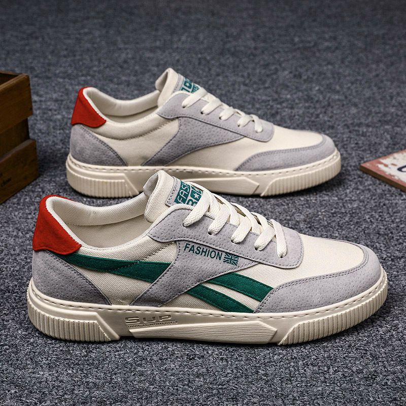Men's Shoes Versatile Canvas Sneakers Casual Student Board Shoes Cloth Shoes Breathable Sneakers