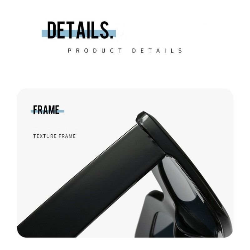 Fashion Sunglasses Lady Large-framed Minimalist Square Sunglasses UV400 Trendy Sunglasses Eyewear Accessories