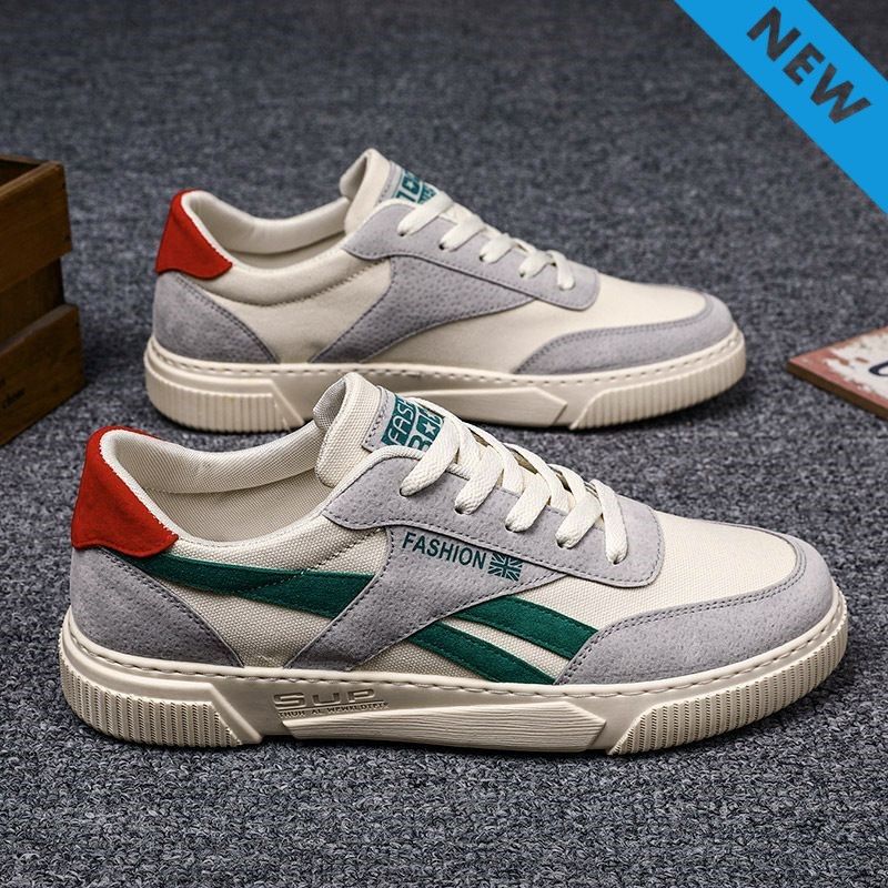 Men's Shoes Versatile Canvas Sneakers Casual Student Board Shoes Cloth Shoes Breathable Sneakers