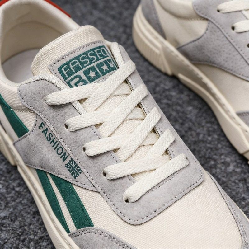 Men's Shoes Versatile Canvas Sneakers Casual Student Board Shoes Cloth Shoes Breathable Sneakers
