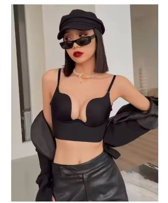Hot Sale Daily Hot Sexy Girl Black Sexy Mature Bra Women Seamless Bra Deep Cup Push up Shapewear
