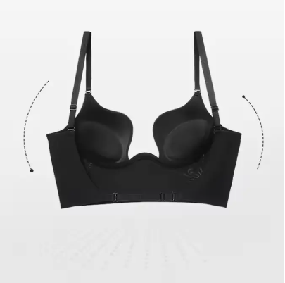 Hot Sale Daily Hot Sexy Girl Black Sexy Mature Bra Women Seamless Bra Deep Cup Push up Shapewear