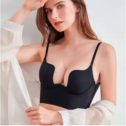 Hot Sale Daily Hot Sexy Girl Black Sexy Mature Bra Women Seamless Bra Deep Cup Push up Shapewear