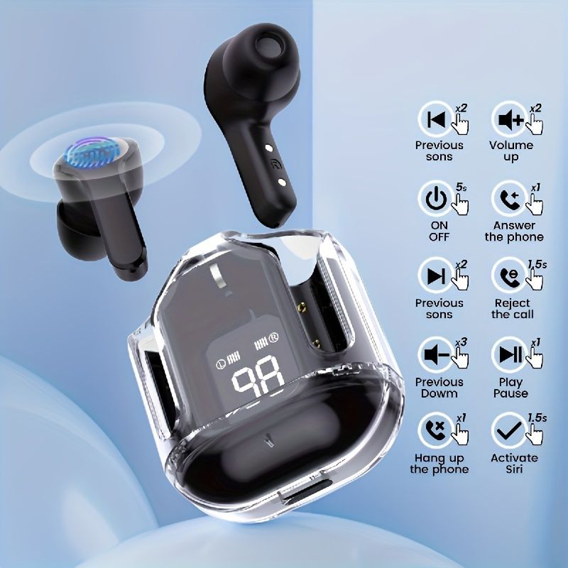 Original New AIR31 TWS Transparent Wireless Bluetooth Earphones HIFI Sound Quality Bluetooth Earbuds For Xiaomi Huawei iphone