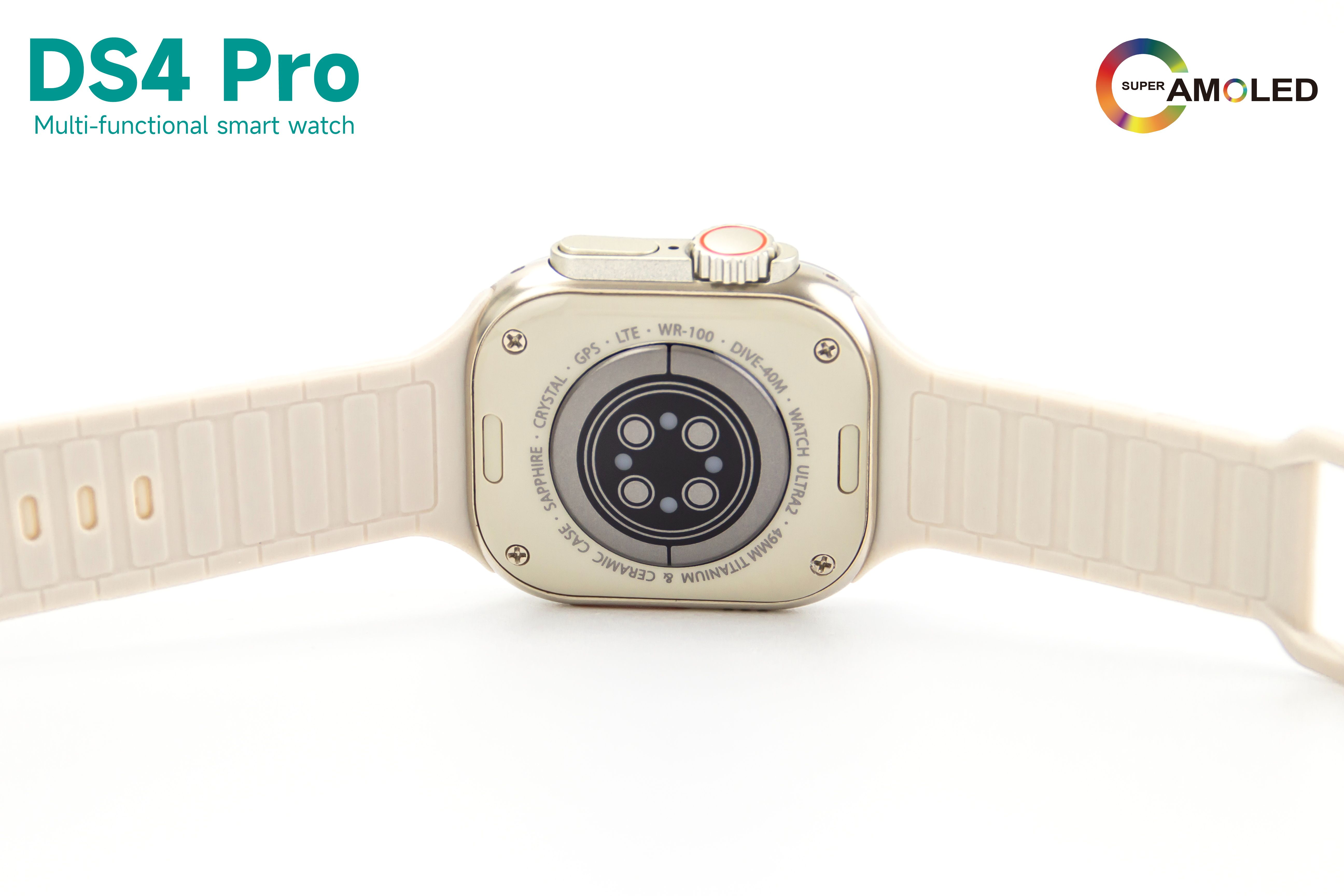 DS4 Pro Smart Watch 4 Straps TWS Bluetooth Earphone Heart Rate Monitor Fitness Sport IP68 Water proof Blood Glucose Monitor Smartwatches