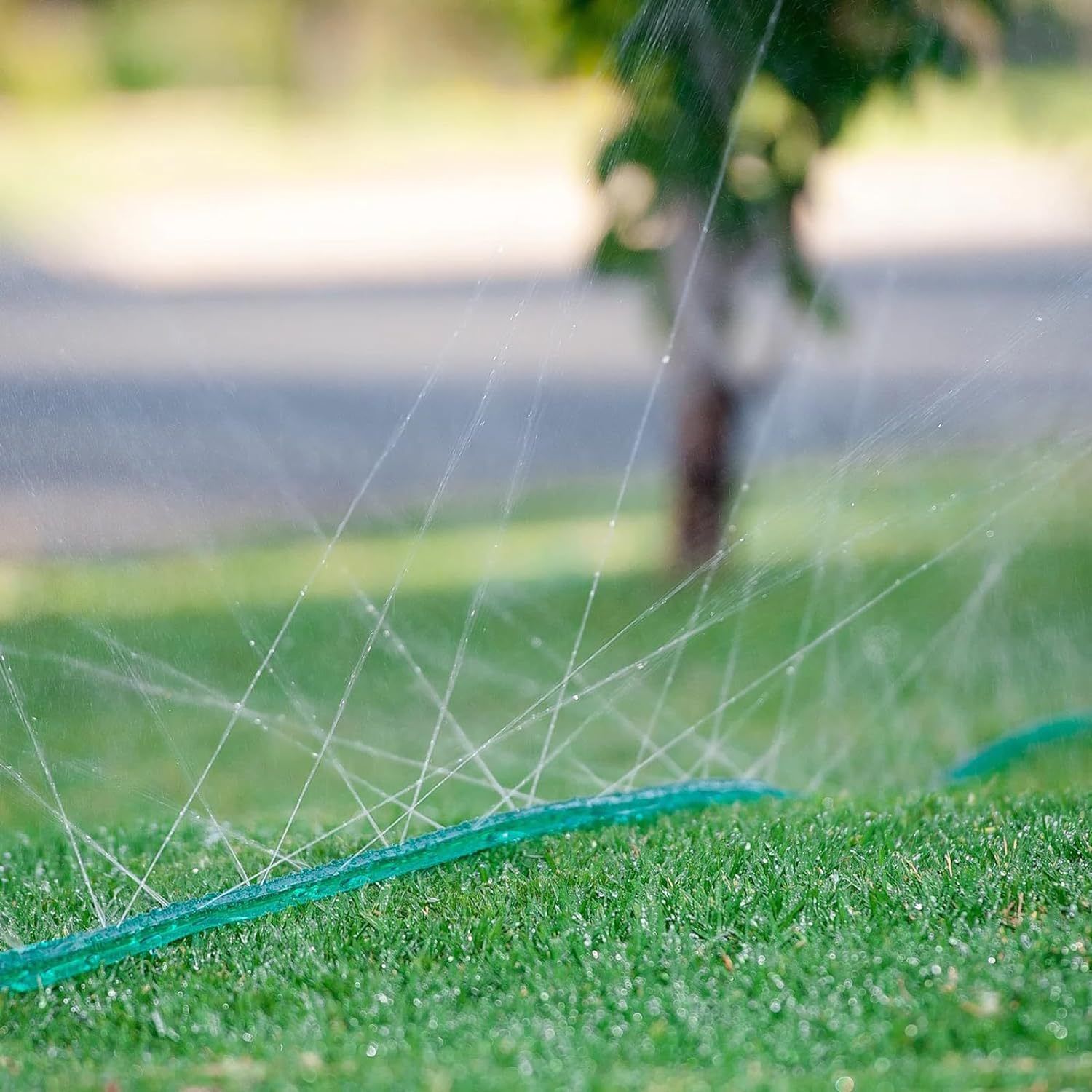Soaker Hose 15m Flat Flexible Garden Lawn Sprinkler Water Drip Irrigation Tubing