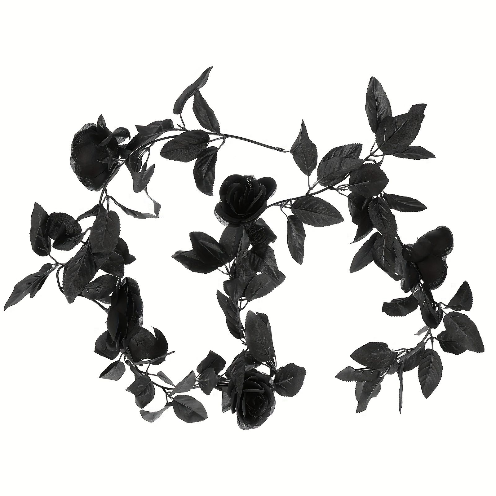 Reusable Widely-used Novelty Rose Vines Decoration Artificial Rose Vine Black Fake Rose Vine Rose Vine for Photo Prop Home Decor