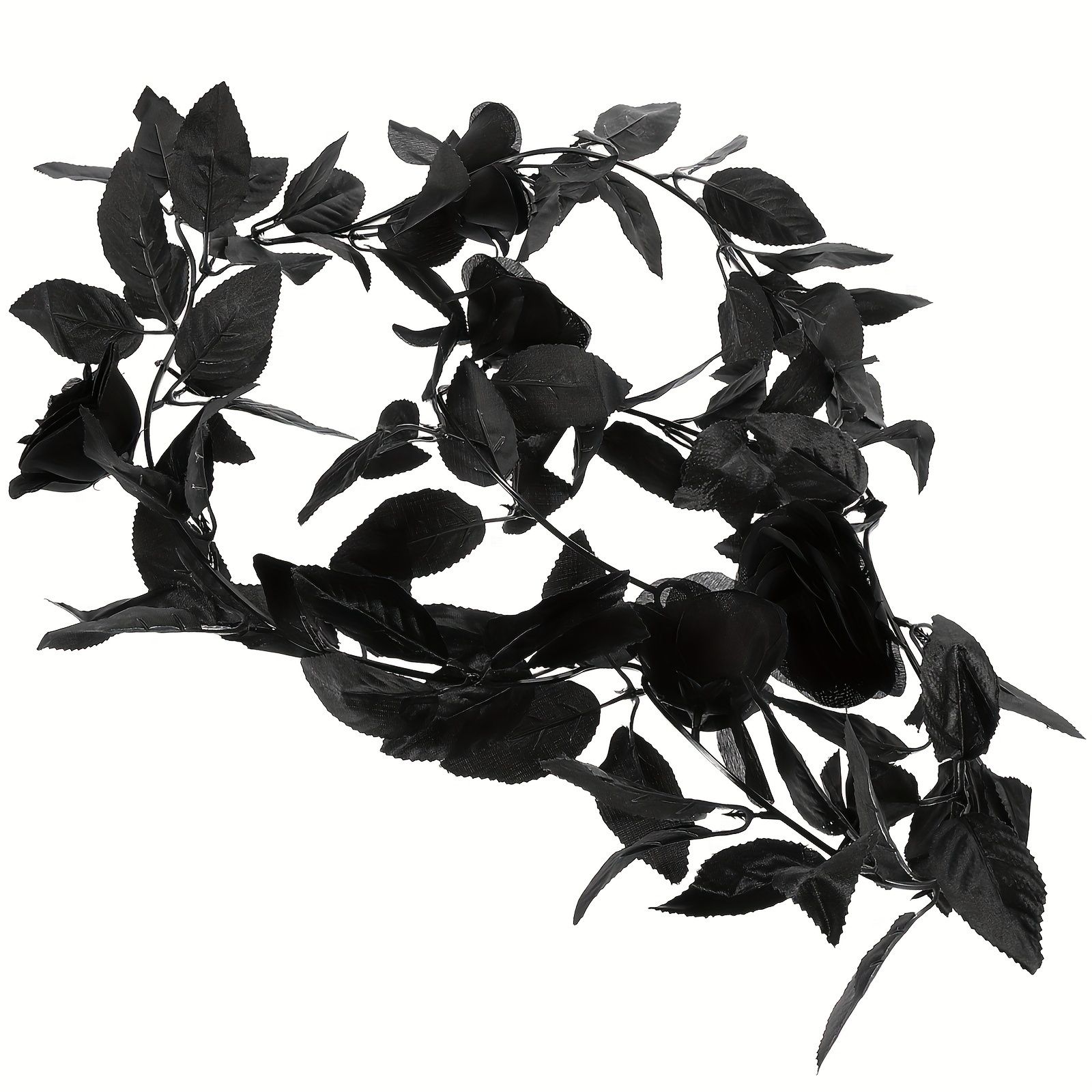 Reusable Widely-used Novelty Rose Vines Decoration Artificial Rose Vine Black Fake Rose Vine Rose Vine for Photo Prop Home Decor