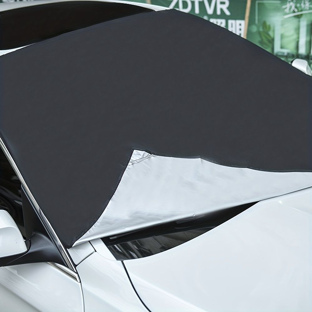 210X120CM Automobile Magnetic Sunshade Cover Car Windshield Snow Sun Shade Waterproof Protector Cover Car Front Windscreen Cover
