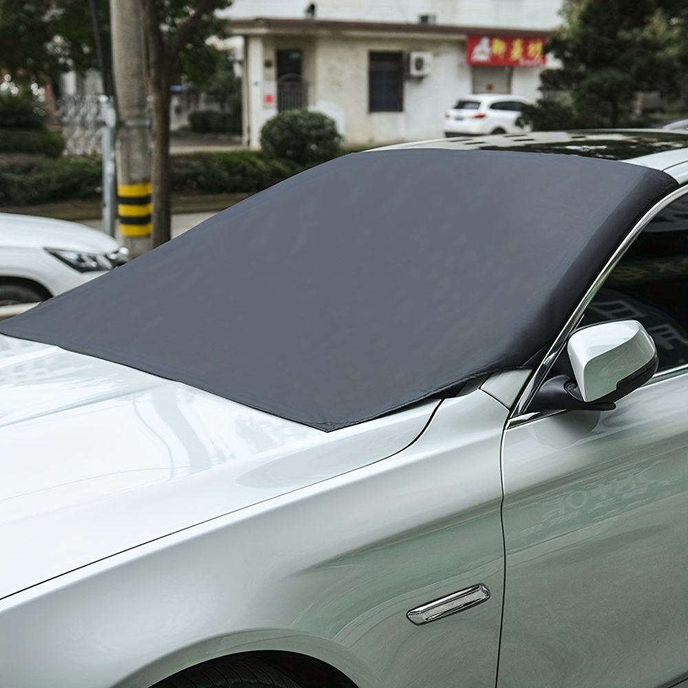 210X120CM Automobile Magnetic Sunshade Cover Car Windshield Snow Sun Shade Waterproof Protector Cover Car Front Windscreen Cover