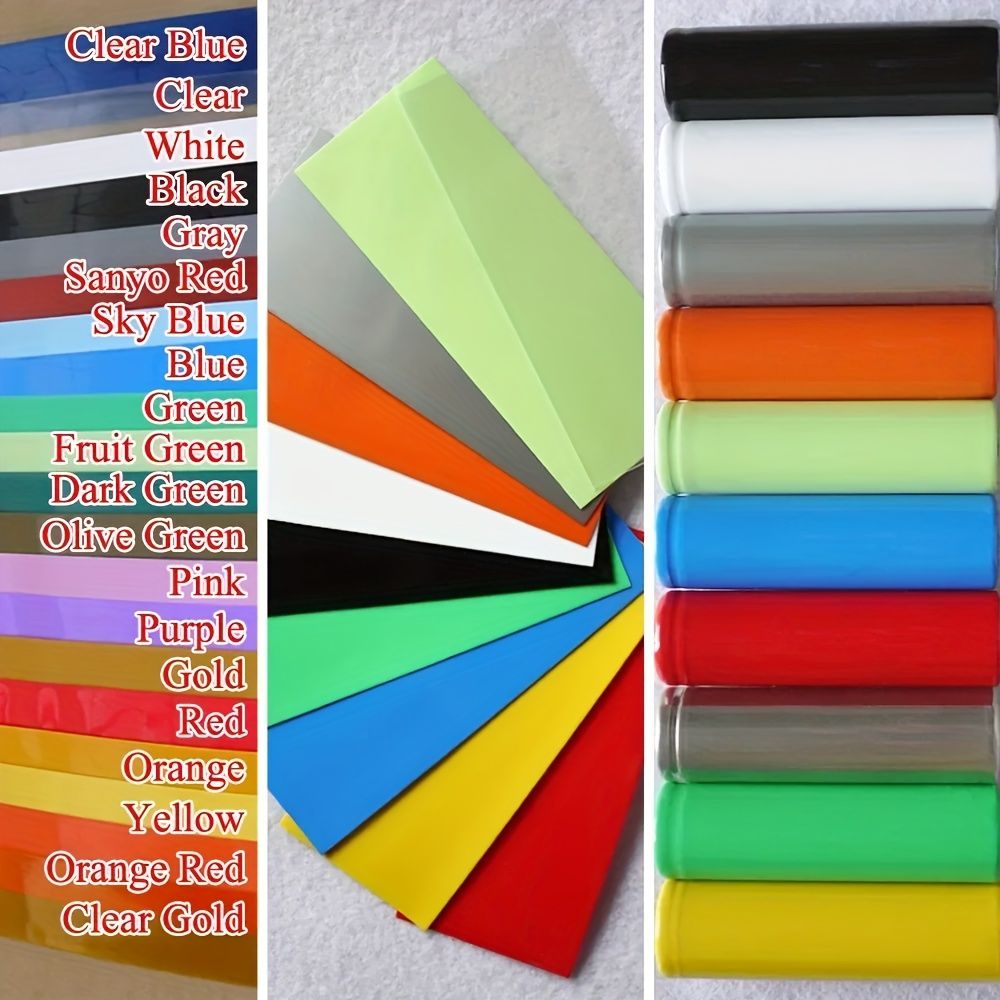 40pcs 18650 Wrap PVC Heat Shrink Tube Precut Width 29.5mm x 72mm Insulated Film Protect Case Pack Sleeving