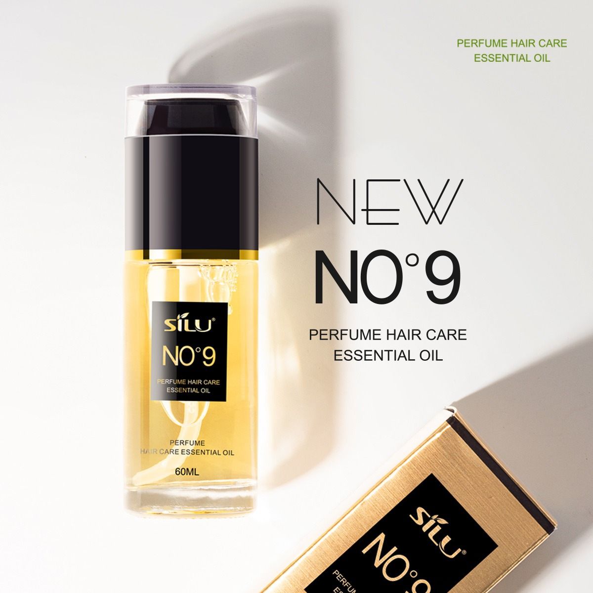 60ML hair care essential oil for women to prevent frizz, soften and repair dry and curly hair leaving a fragrance