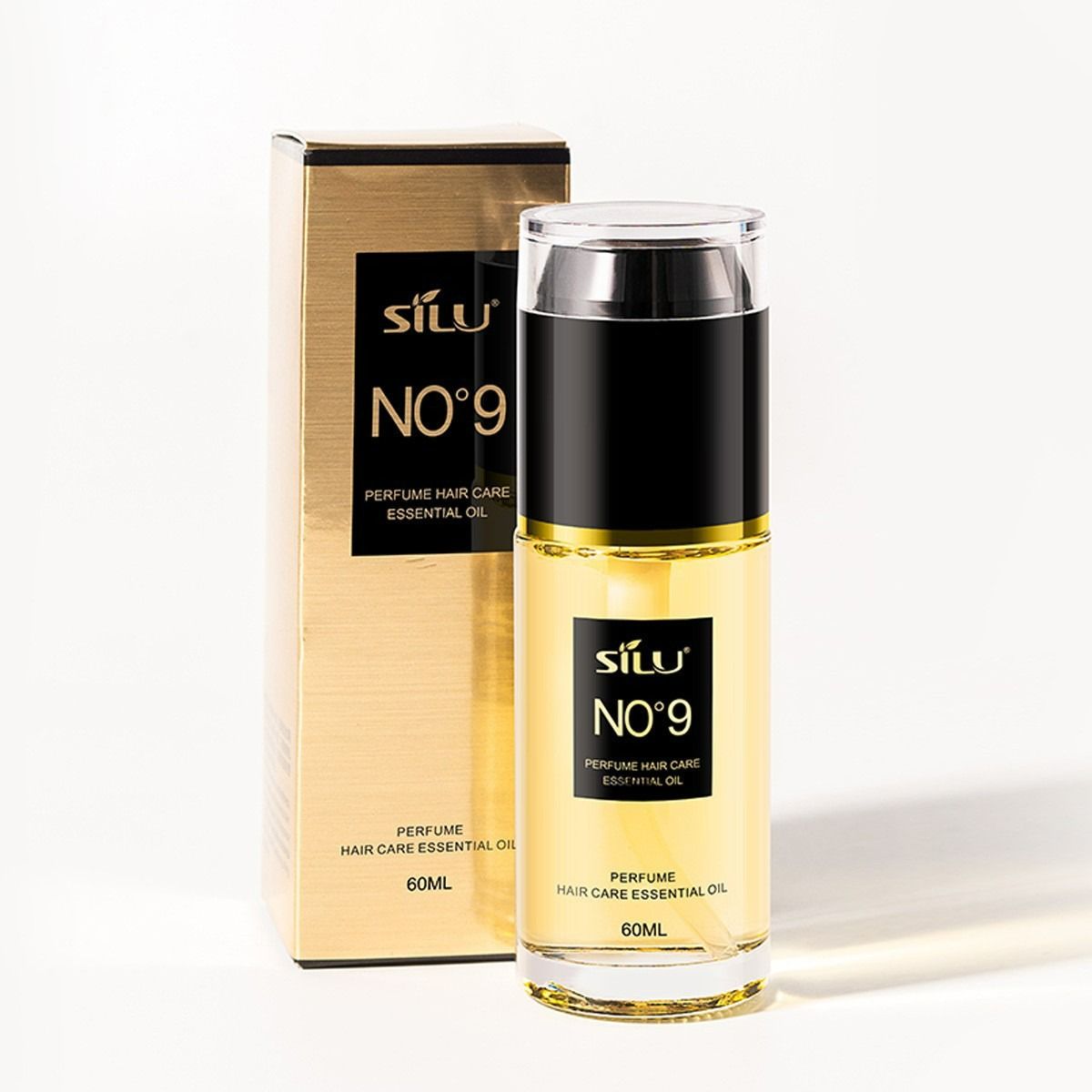60ML hair care essential oil for women to prevent frizz, soften and repair dry and curly hair leaving a fragrance