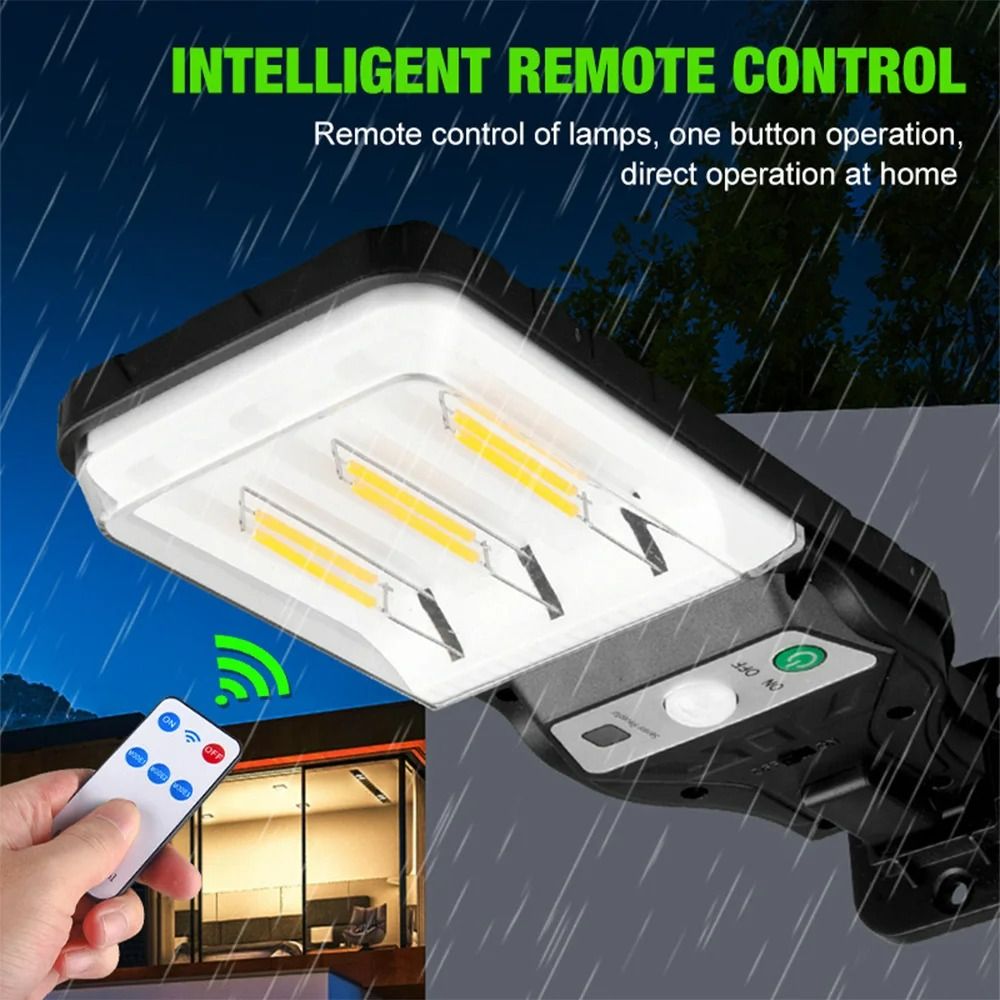 New Outdoor LED Solar Wall Light, Human Sensing Tungsten Wire Lamp, Home Wall Remote Control, Courtyard Street Light