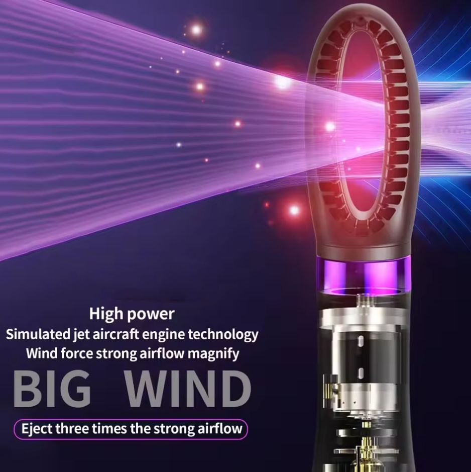 6 in 1 Hot Comb Multi Hair Styler With Curling Iron Hair Straightener With Hair Brush For Hair Dryer