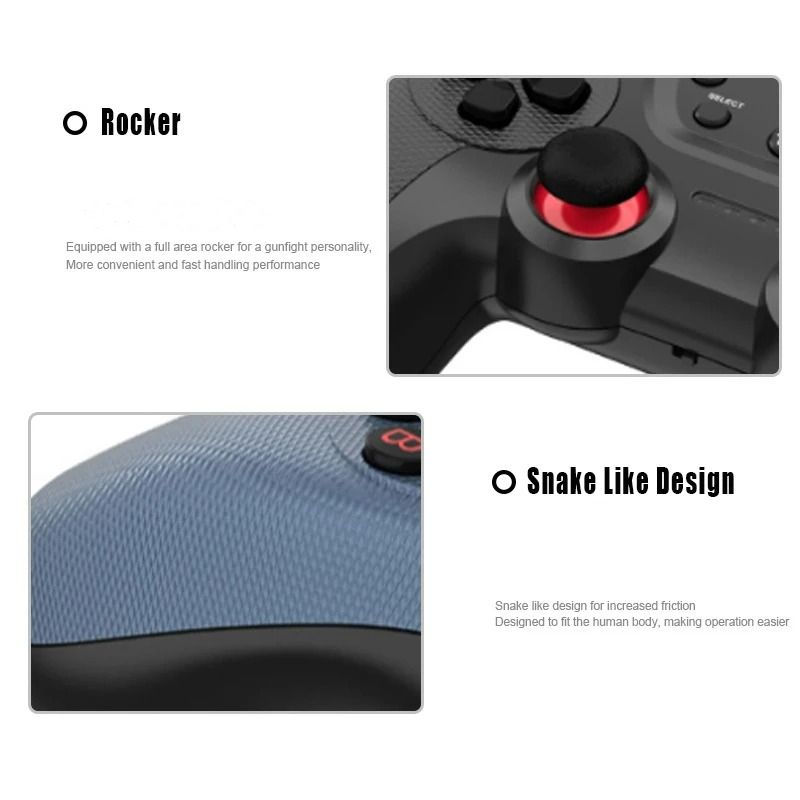 2Pcs Wireless Gamepad Gaming Control Video Game Pad Bluetooth Controller For Mobile Android Phone PC TV Box Joystick Gamer Cellphone