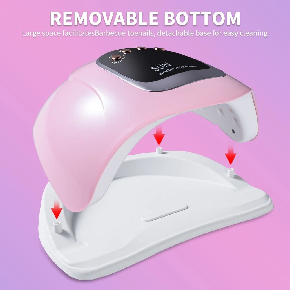 280W 66 LED Nail Art Lamp SUN X15 MAX  Professional Gel Polish Dryer With 4 Timer Auto Sensors For Nail Salon Tools