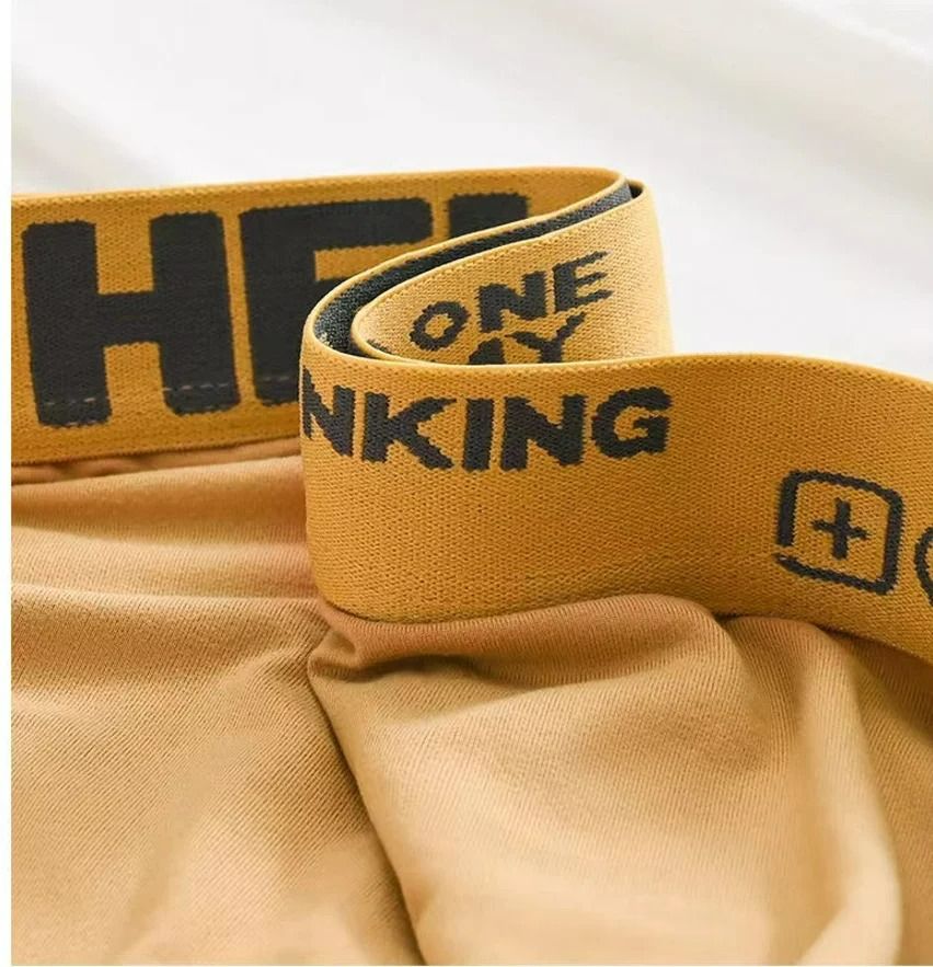 5PCS Boxer Panties Men Letter Underwear Trunks Underpant Comfortable Breathable Soft Cotton Panties Boxer Shorts Plus Size