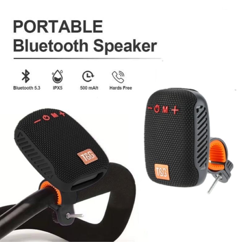 Bicycle Wireless Stereo Speaker Type-C USB Rechargeable Portable Outdoor Waterproof  Wireless Bluetooth Speaker