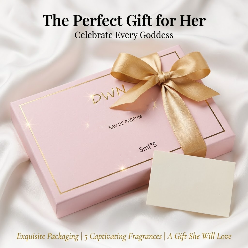5Pcs 5ml Floral Original Sample Perfume Gift Box Gentle Fragrance