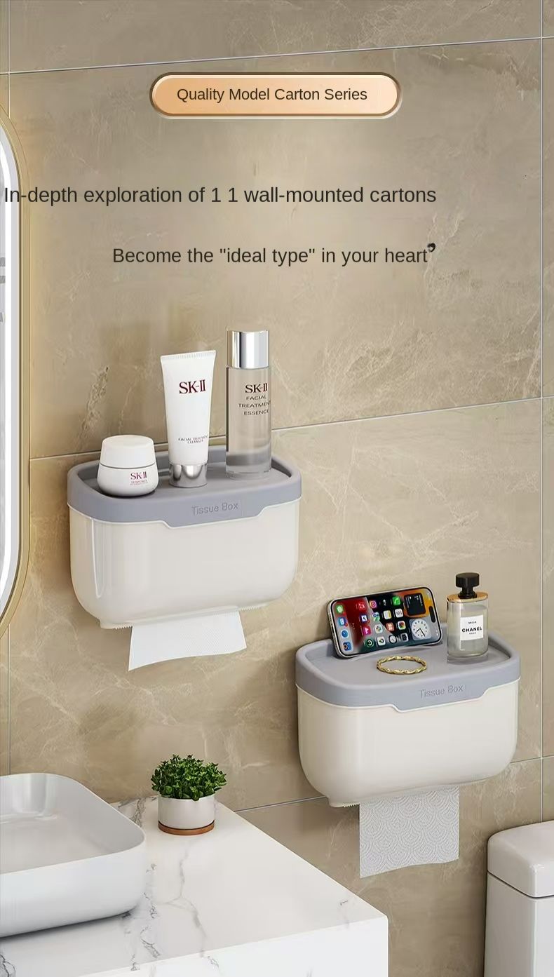 1pcs Tissue holder tissue rack ，Toilet Paper Holder  Wall-Mounte Toilet paper holder  Bathroom  Bathroom Accessories