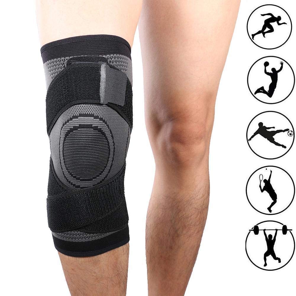 1 pack Copper Knee Brace for Women and Men -Knee Compression Sleeve with Straps,Knee Braces for Knee Pain，
Knee Support for Sports Workout Weightlifting Basketball, Knee Sleeve for Joint Pain