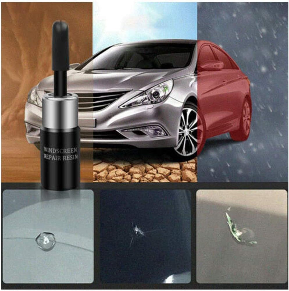 Automotive Glass Nano Repair Fluid Kit Cracked Car Windshield Repair Kit Resin | Wind Shield Car Glass Repair Set Glass Corrector Shatter Repair Glue for Cars