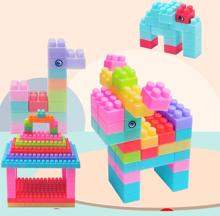 108 Pcs Kids Children DIY Puzzle Building Blocks Learning Educational Toys christmas gifts Baby Educational Toys