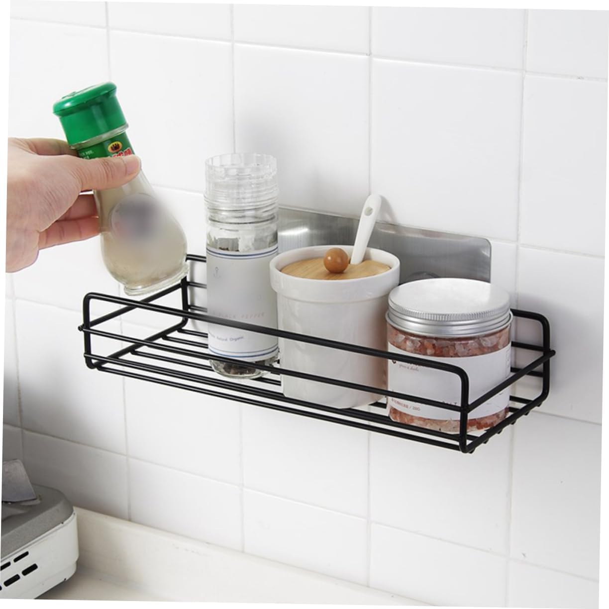2pcs Hanging Basket Kitchen Shower Hanging Storage Wall Shelf Shampoo Holder Iron with Hooks Bath Accessories Metal Shower Basket Shelf