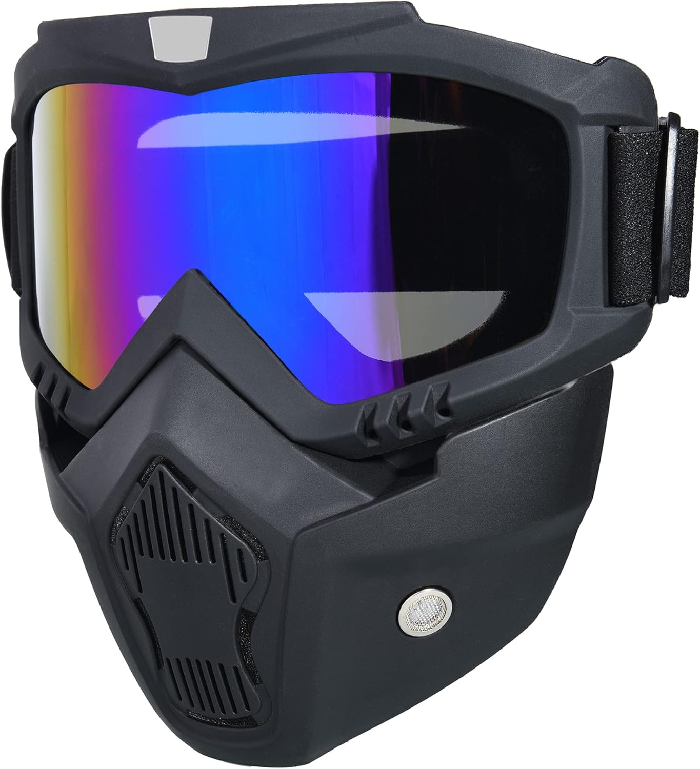 Paintball Mask Anti Fog, Full Face Tactical Mask Goggles Detachable for Motorcycle Cycling Skiing Halloween CS Game Cosplay