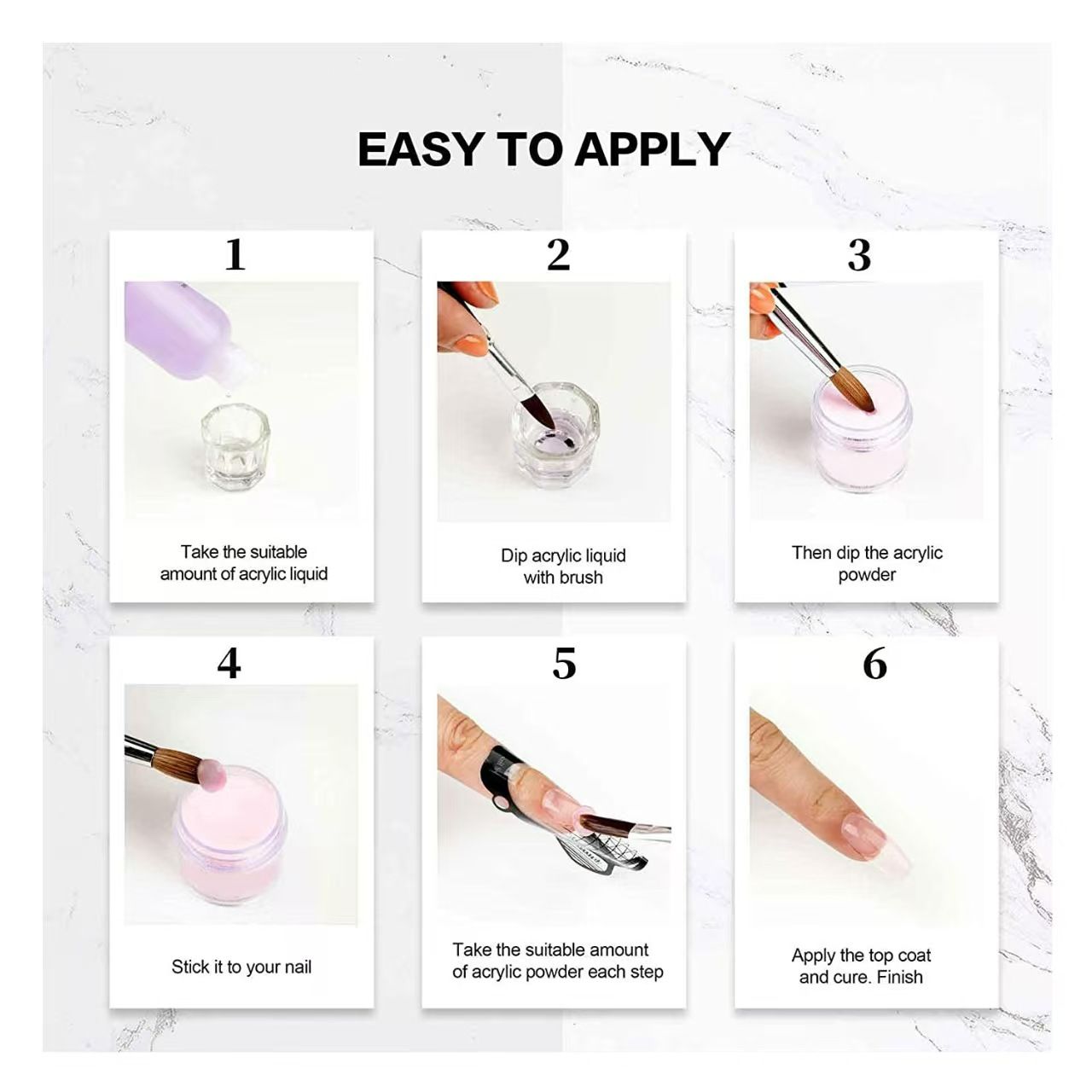 16pcs Nail tool set Basic Acrylic Nail Kit,Acrylic Powder and Liquid Set,AcrylicS NailS Liquid,3Colors NailS AcrylicS Powder Kit with Manicure Tools for Nail Art Manicure DIY