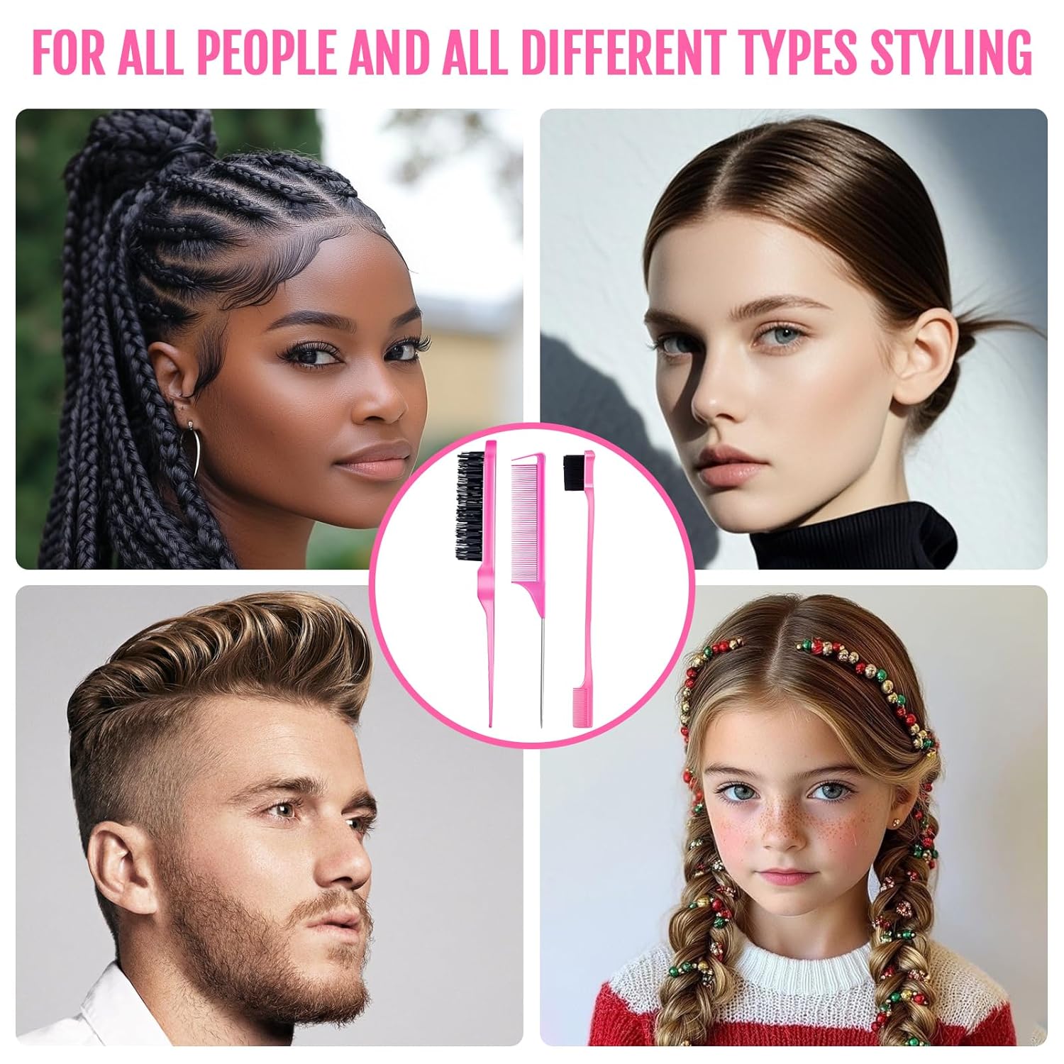 12pcs Wig Care Kit  Hair Styling Comb Set wigs glue + Lace Wig Remover + Wax Stick +Edges Brush+ Elastic Band Set+Wig Stand+Wig Care Solution +Mesh Wig Cap