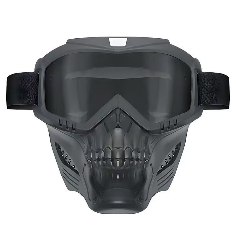 Motorcycle goggles, detachable goggles, unisex outdoor detachable motorcycle goggles helmet mask