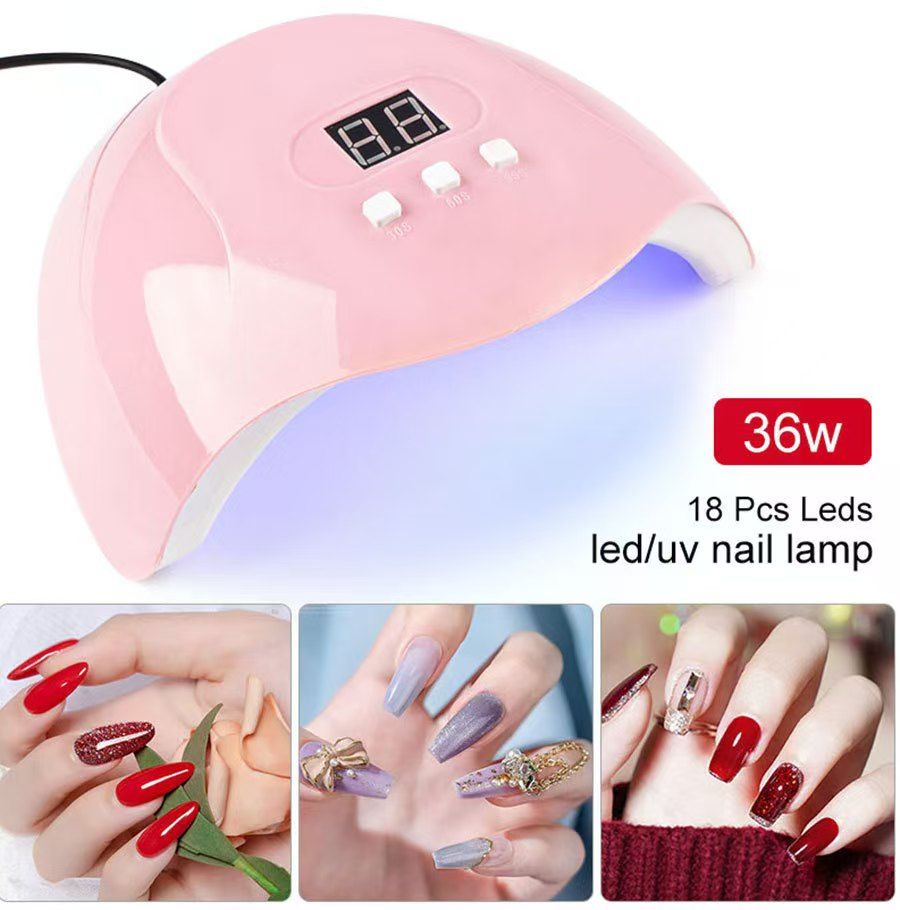 Nail Art Kit Nail Gel Lamp Manicure kits Nail Polish Kit With UV Nails Drying Lamp Polish Set Manicure Tools Set Gel Nail Kits