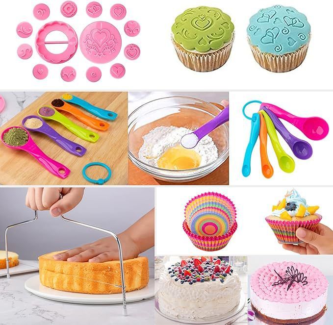 356 Pieces/set Of Baking Tools, Nozzles, Cake Decorating Tips And Accessories