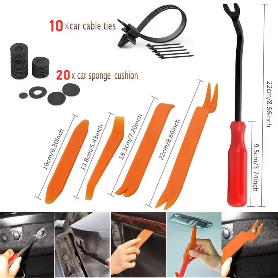 415Pcs Car Fastener Clips Set Fender Rivet Clips Auto Body Push Retainer Pin Rivet Bumper Door Trim Panel Retainer Repair